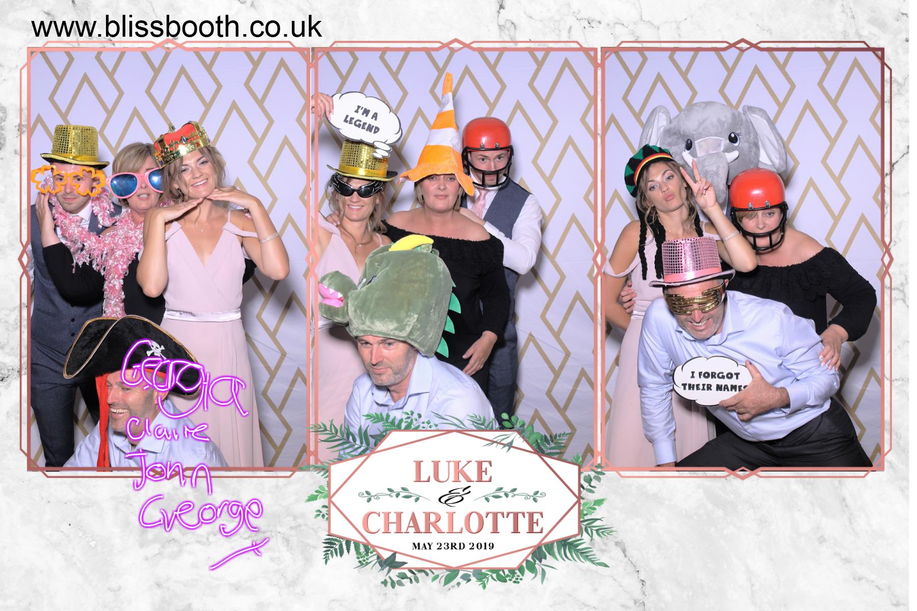 Luke and Charlotte | View more photos from the event at gallery.blissbooth.co.uk/u/BlissBooth/Luke-and-Charlotte